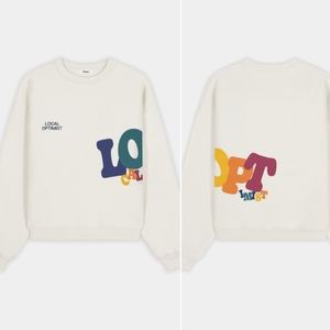 🆕️ Madhappy Local Optimist Fleece Crewneck in Tofu